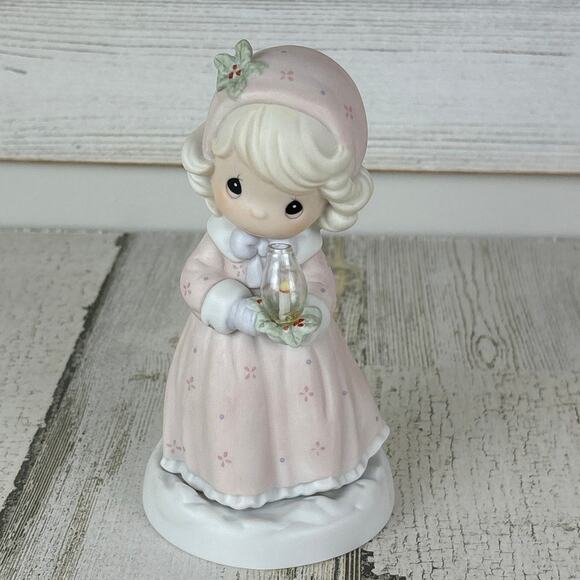 Vintage Precious moments Making spirits bright with box mint condition figurine - Picture 1 of 7